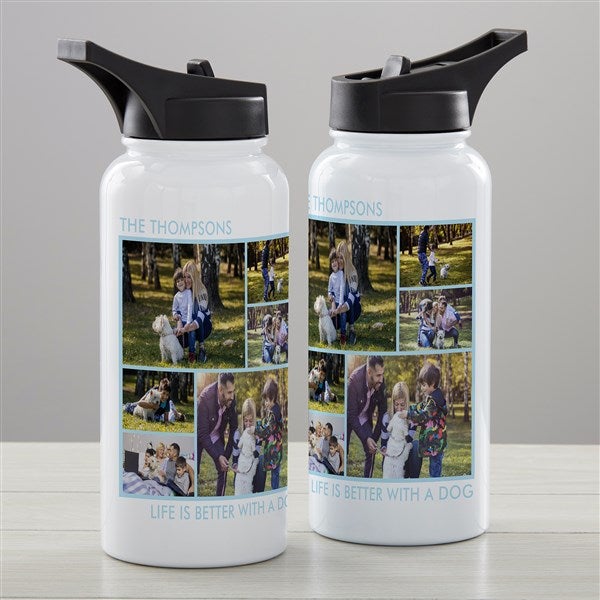 Picture Perfect Personalized Photo Double-Wall Vacuum Insulated Water Bottle - 34246