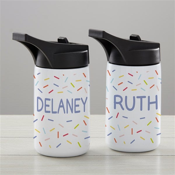 Sprinkles Personalized Double-Wall Vacuum Insulated Water Bottle  - 34261