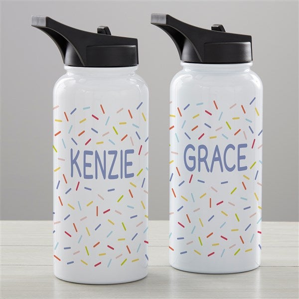 Sprinkles Personalized Double-Wall Vacuum Insulated Water Bottle  - 34261