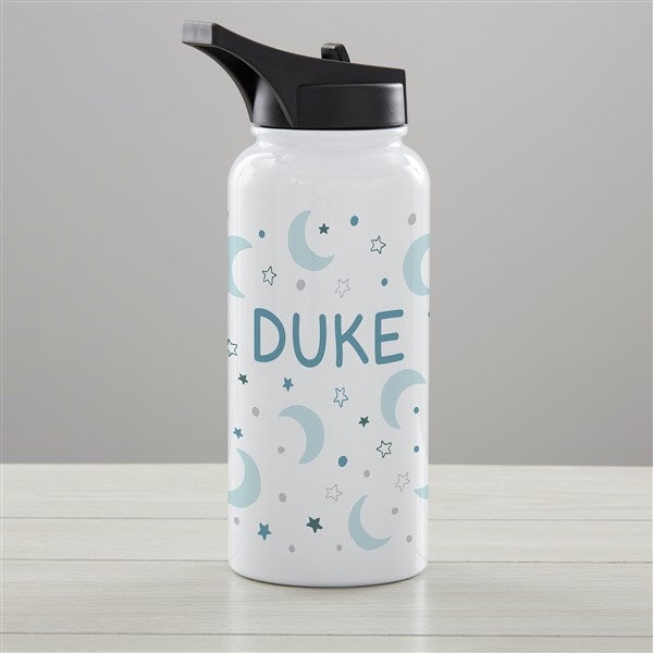 Moon & Stars Personalized Double-Wall Vacuum Insulated Water Bottle - 34269