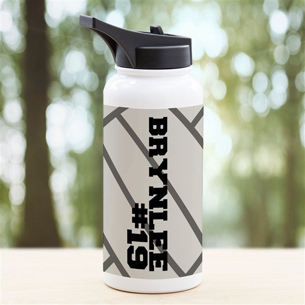 Volleyball Personalized Double-Wall Vacuum Insulated Water Bottle - 34277