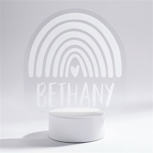 Watercolor Brights Personalized LED Sign