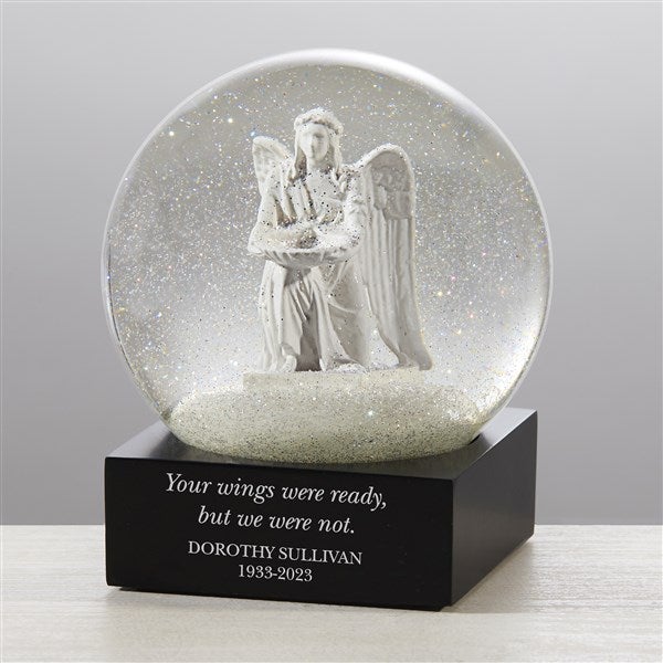 Memorial Personalized CoolSnowGlobes Angel Snow Globe  - 34400