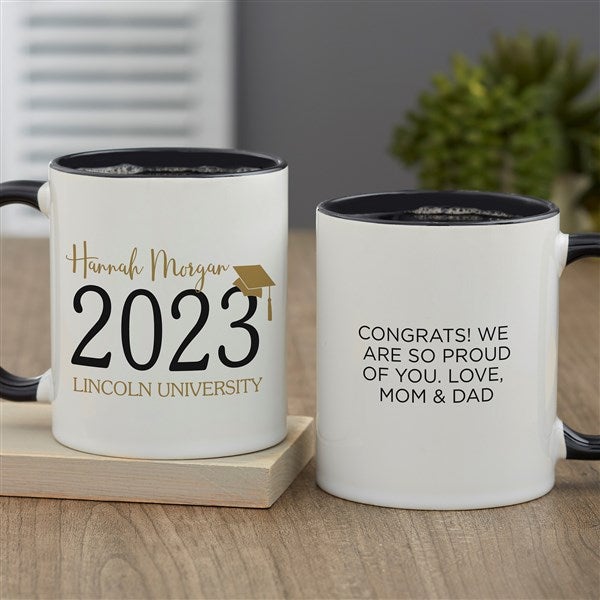 Classic Graduation Personalized Coffee Mugs - 34429