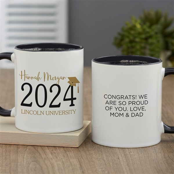 Classic Graduation Personalized Coffee Mugs - 34429