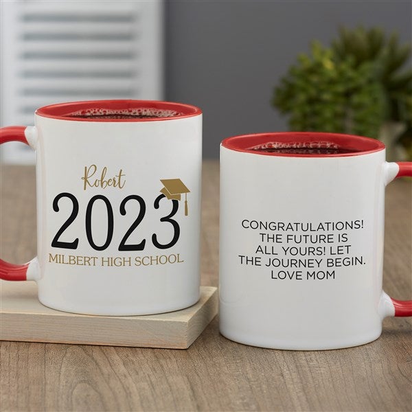 Classic Graduation Personalized Coffee Mugs - 34429