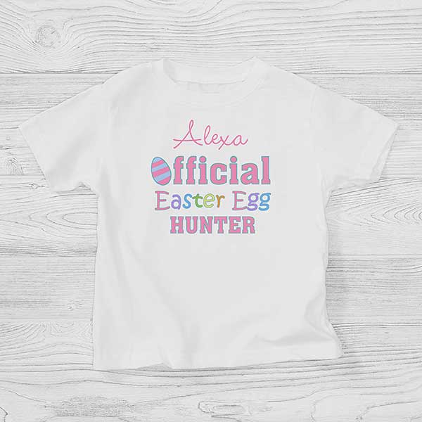 Personalized Kids Easter Clothes - Easter Egg Hunter - 3445