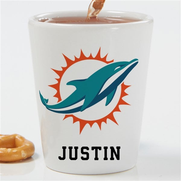 NFL Miami Dolphins Personalized Shot Glass  - 34460