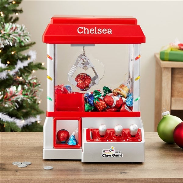 Personalized Christmas Mini Claw Machine - 34488