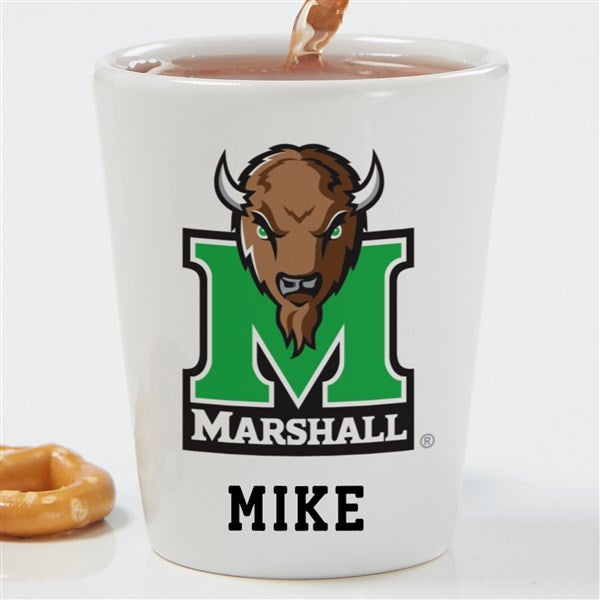 NCAA Marshall Thundering Herd Personalized Shot Glass  - 34494