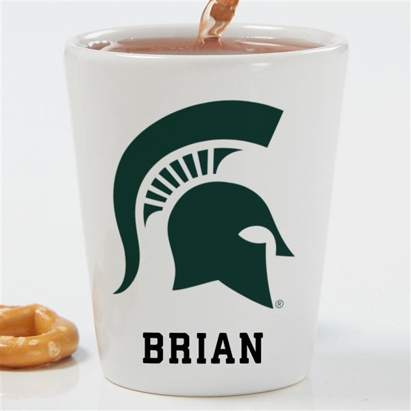 NCAA Michigan State Spartans Personalized Shot Glass  - 34501