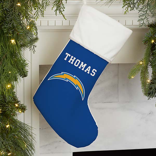 NFL Los Angeles Chargers Personalized Christmas Stocking  - 34542