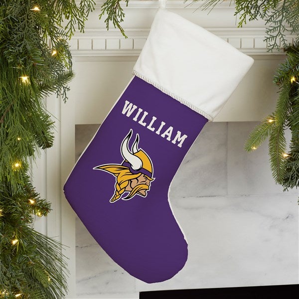 Minnesota Vikings Personalized Christmas Stocking 