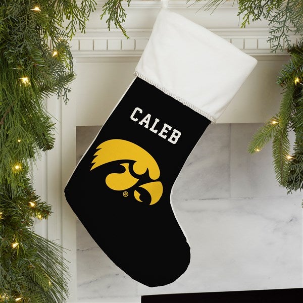 NCAA Iowa Hawkeyes Personalized Christmas Stocking  - 34564