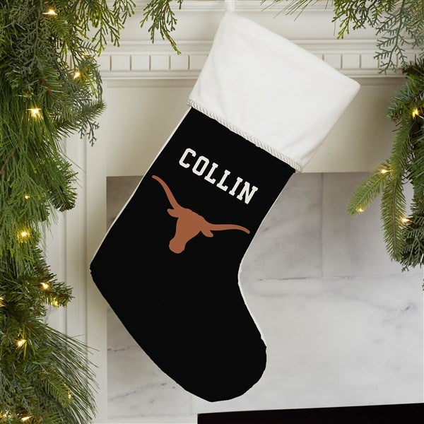 NCAA Texas Longhorns Personalized Christmas Stocking  - 34569