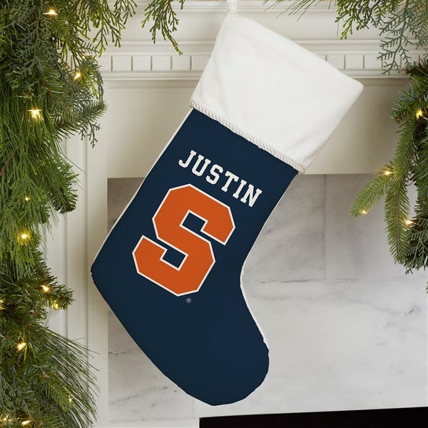 NCAA Syracuse Orange Personalized Christmas Stocking  - 34575