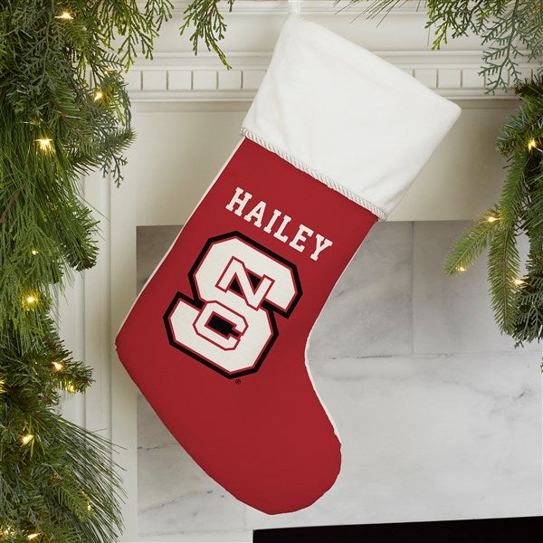 NCAA NC State Wolfpack Personalized Christmas Stocking  - 34582