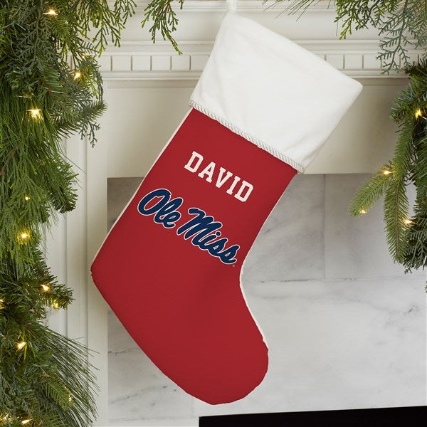 NCAA Ole Miss Rebels Personalized Christmas Stocking  - 34586
