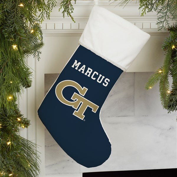 NCAA Georgia Tech Yellow Jackets Personalized Christmas Stocking  - 34594