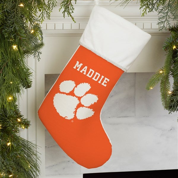 NCAA Clemson Tigers Personalized Christmas Stocking  - 34600