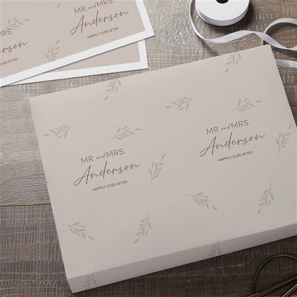 Natural Love Personalized Wedding Wrapping Paper - 34648