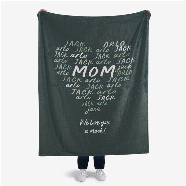 Grateful Heart Personalized Blankets - 34679