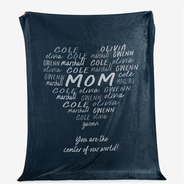 Grateful Heart Personalized Blankets - 34679