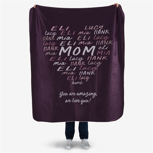 Grateful Heart Personalized Blankets - 34679