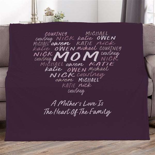 Grateful Heart Personalized Blankets - 34679