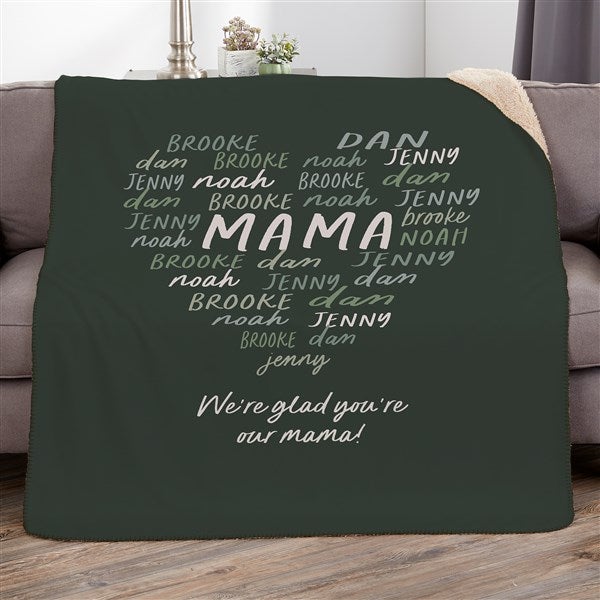 Grateful Heart Personalized Blankets - 34679