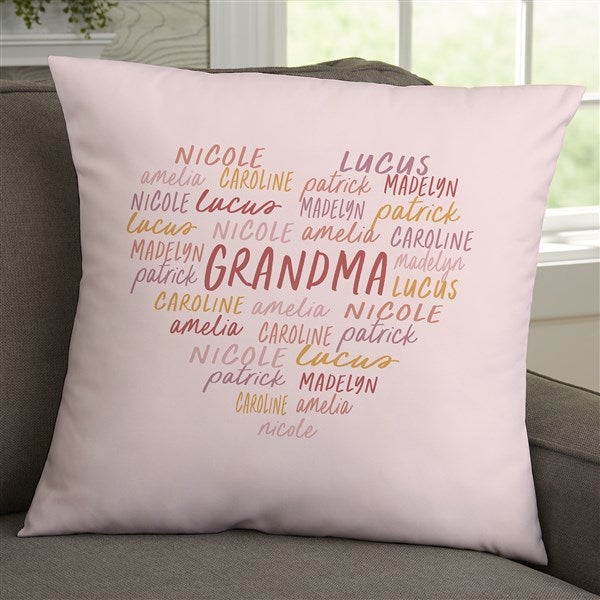 Grateful Heart Personalized Throw Pillows - 34681