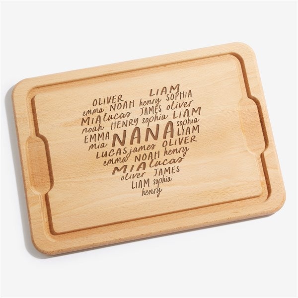 Grateful Heart Personalized Maple Wood Cutting Boards - 34683