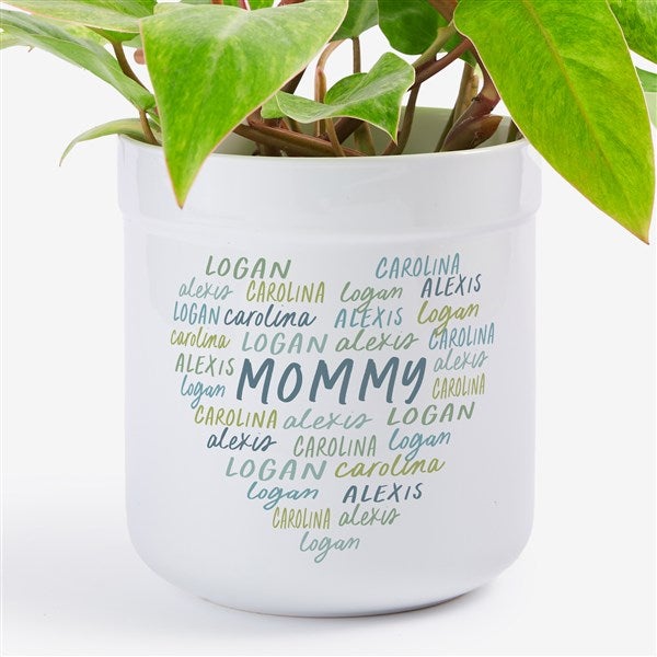 Grateful Heart Personalized Outdoor Flower Pot  - 34686