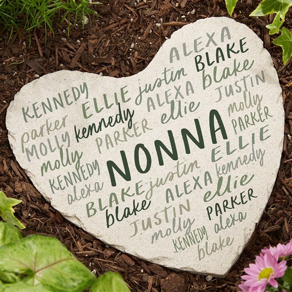 Grateful Heart Personalized Garden Stone - 34688