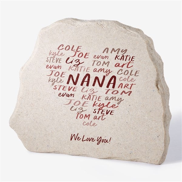 Grateful Heart Personalized Standing Garden Stone - 34700