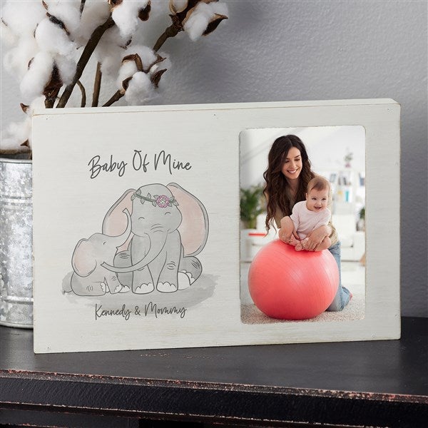 Parent & Child Elephant Personalized Box Picture Frame  - 34721