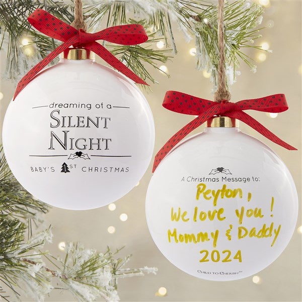 Baby's 1st Christmas Quotaball Ornament - 34726