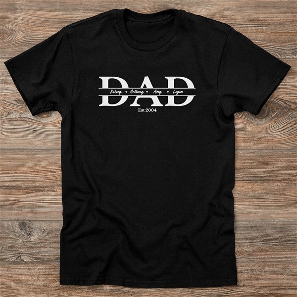 Our Dad Personalized Men's Shirts