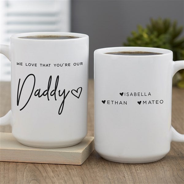 Love That You're My Dad Personalized Coffee Mugs  - 34740