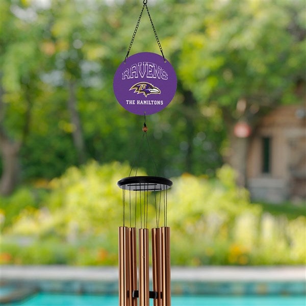 NFL Baltimore Ravens Personalized Wind Chimes  - 34757
