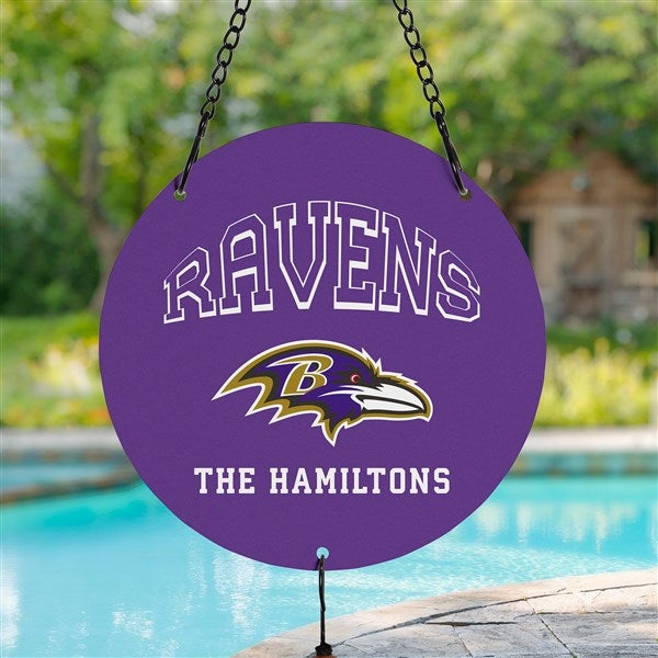 NFL Baltimore Ravens Personalized Wind Chimes