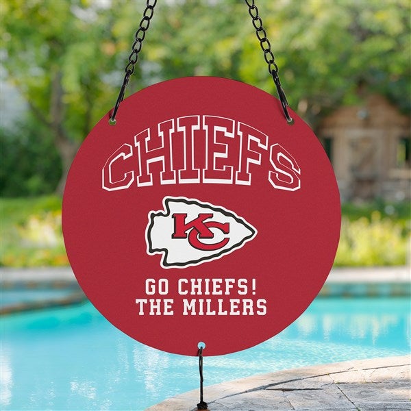 NFL Kansas City Chiefs Personalized Wind Chimes