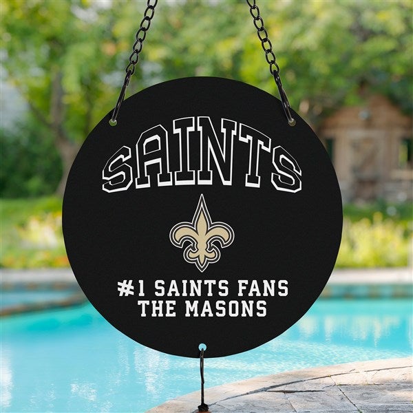 NFL New Orleans Saints Personalized Wind Chimes