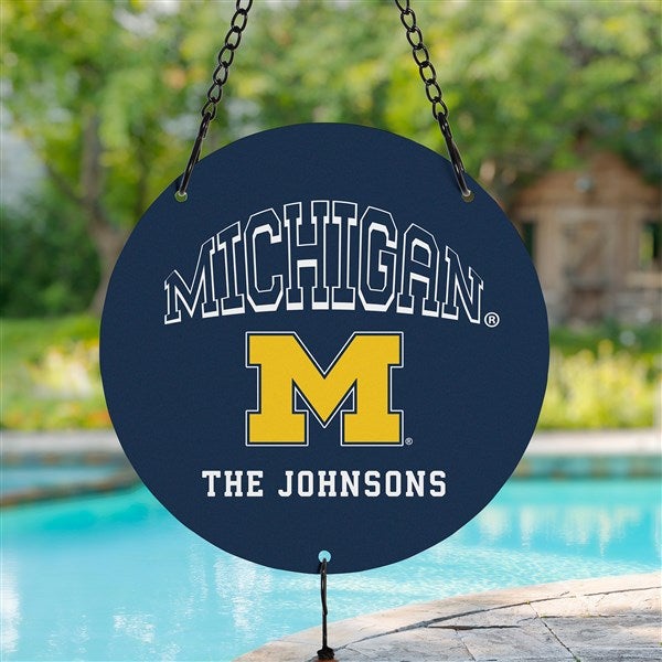 NCAA Michigan Wolverines Personalized Wind Chimes