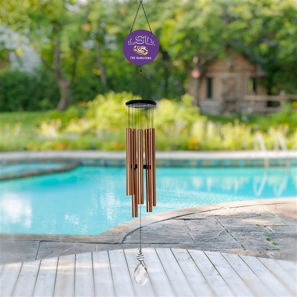 NCAA LSU Tigers Personalized Wind Chimes