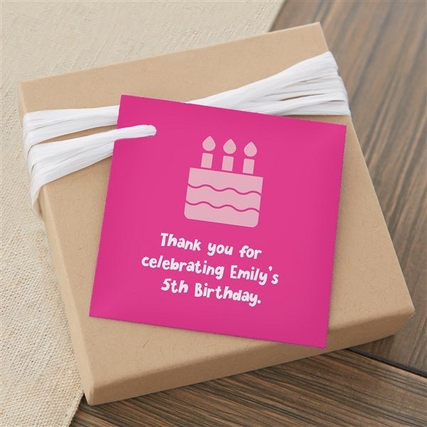 Choose Your Icon Personalized Birthday Gift Tags  - 34828