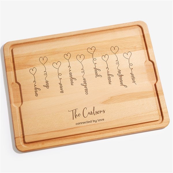 Connected By Love Personalized Maple Cutting Boards - 34858
