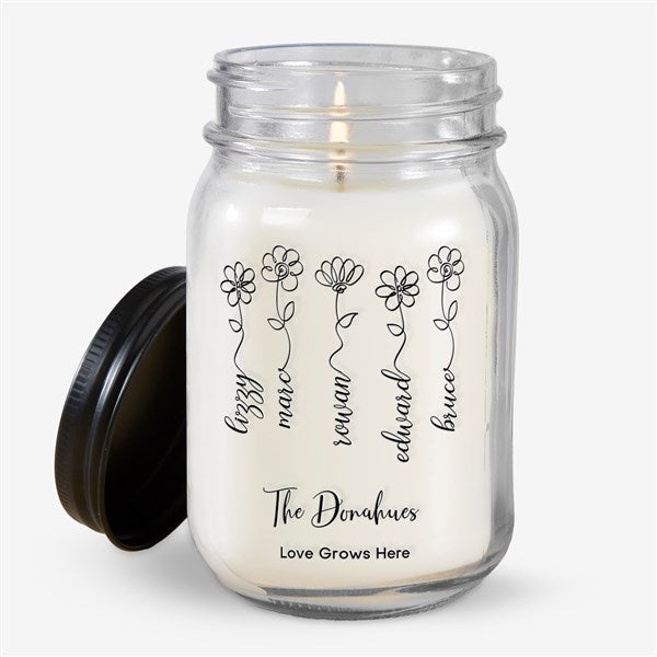 Garden Of Love Personalized Candle Jars - 34869