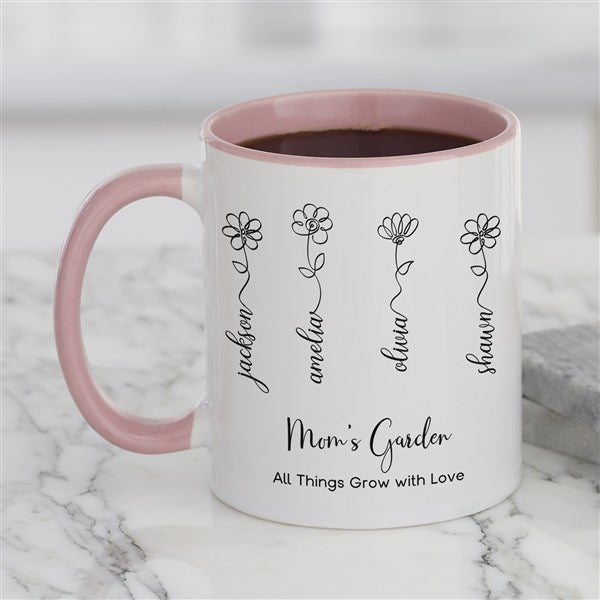 Garden Of Love Personalized Coffee Mugs - 34870