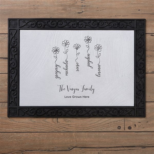 Garden Of Love Personalized Doormats - 34878